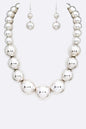 Large Pearl Necklace Set