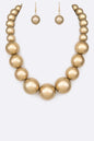 Large Pearl Necklace Set