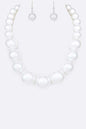 Large Pearl Necklace Set