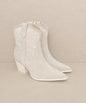 OASIS SOCIETY Cannes - Pearl Studded Western Boots